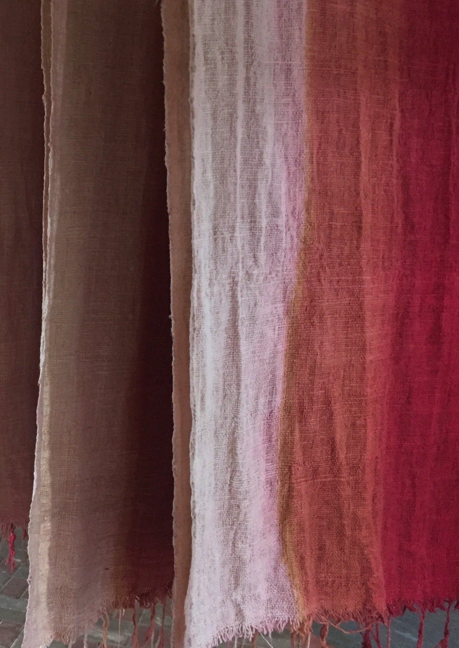 Hand Dyed Organic Cotton Curtains