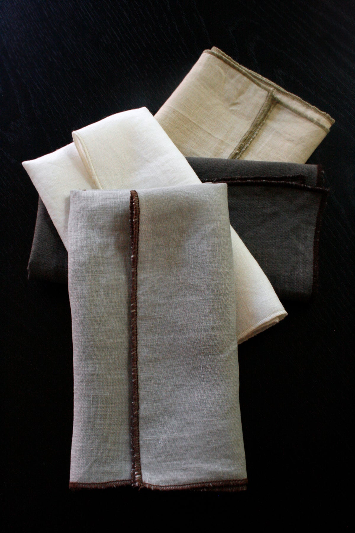 Hand dyed 100% Linen Napkins