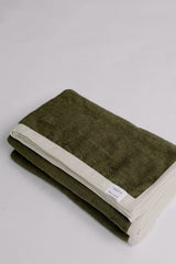 Organic Cotton & Hemp Towel in Fern