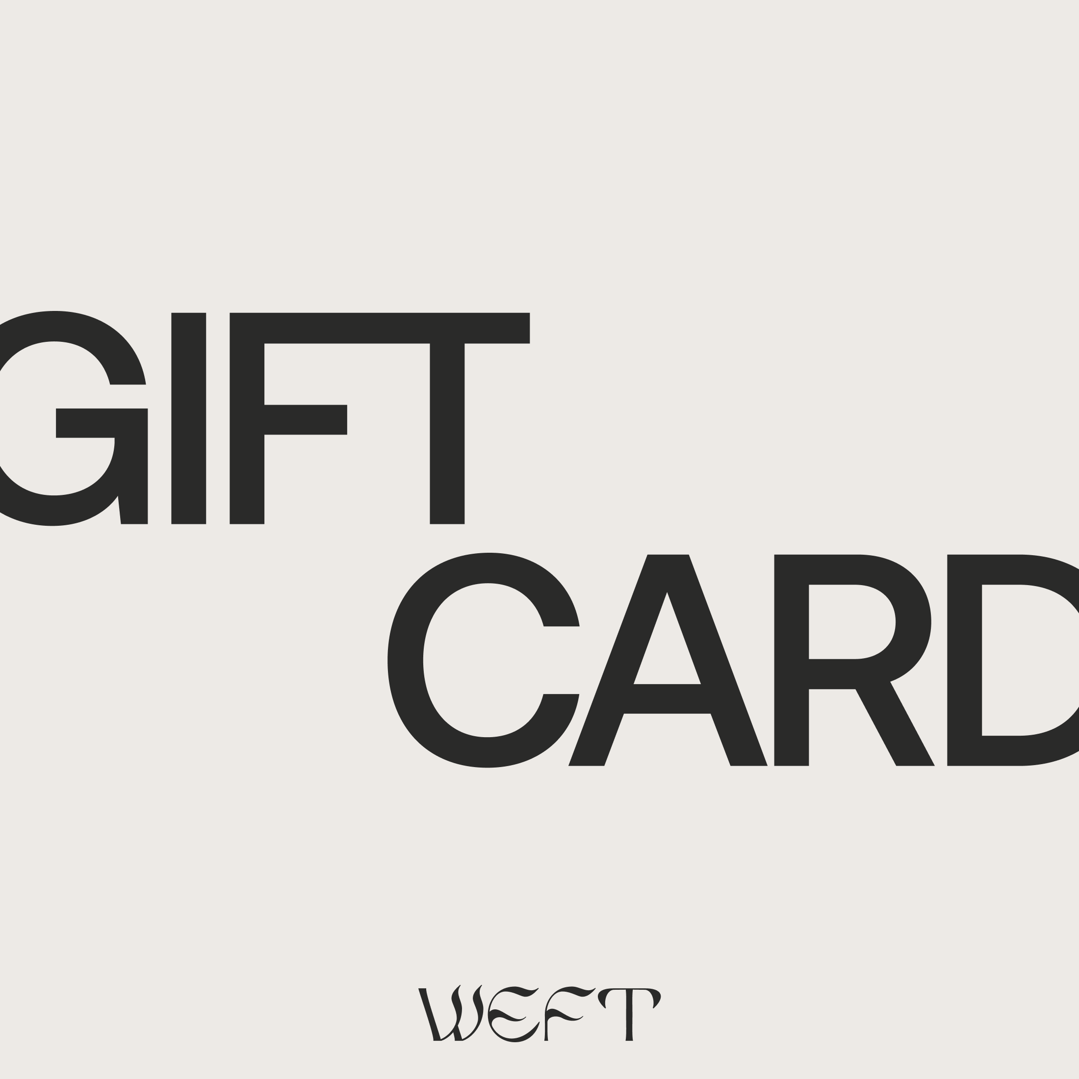 Weft Gift Card